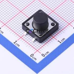 TSF002B08026A02 Tactile Switch SMD Switch Round Button 2.6N Vertical Mount 12mm - Product Image 1