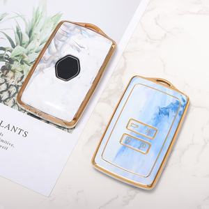 Étui de clé de voiture en TPU couverture complète pour Renault Koleos Kadjar Megane Talisman Captur Espace <span class=keywords><strong>Clio</strong></span> 2016-2019 <span class=keywords><strong>4</strong></span> boutons accessoires - Product Image 3