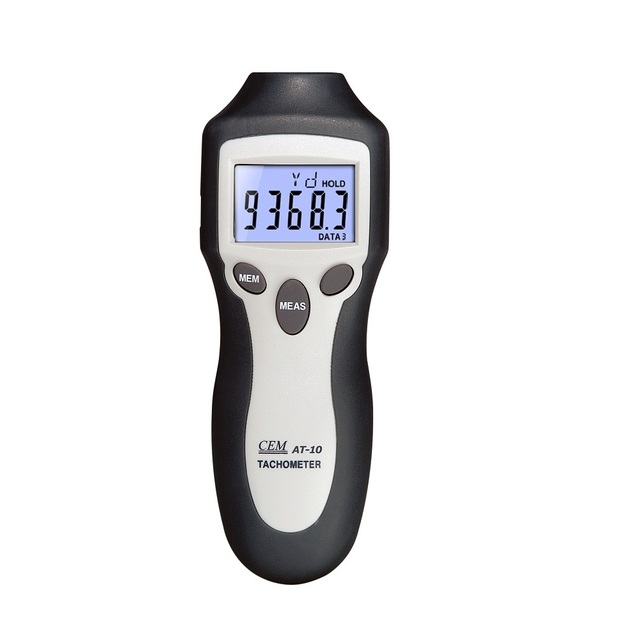 Digital Non-Contact Laser Photo Sensor Tachometer 2 to 99,999 RPM Accuracy Speed Meter with Included Batteries