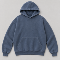 Hoodie Custom OEM Private Label, Bahan Tebal, Model Oversized Boxy Fit, Katun, Streetwear, Sablon DTG, Unisex