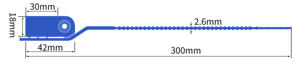 Etiqueta <span class=keywords><strong>de</strong></span> Seguridad Desechable <span class=keywords><strong>de</strong></span> Plástico <span class=keywords><strong>de</strong></span> Alta Calidad para Paquetes, <span class=keywords><strong>de</strong></span> Apertura Manual Fácil, Longitud Ajustable, Precio <span class=keywords><strong>al</strong></span> por Mayor - Product Image 5