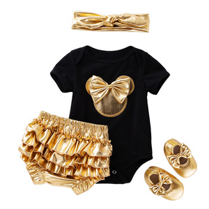 Ropa de Verano para Bebés, Ropa de Clase para Recién Nacidos, Mameluco de Manga Corta para Bebé, Conjunto de Mono a la Moda - Product Image 1