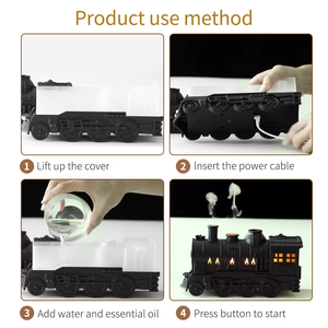 Diffuseur d'arômes 300 ml pour grandes pièces, humidificateur USB à brume fraîche avec 2 modes d'éclairage et 2 modes de brume, arrêt automatique - Product Image 4