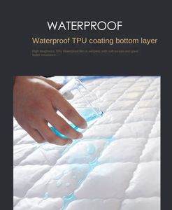 Protector de Colchón Impermeable, Antiácaros y Antiurina, de Poliéster/Algodón, Lavable a Máquina, Tejido de Lujo, Venta al Por Mayor - Product Image 6