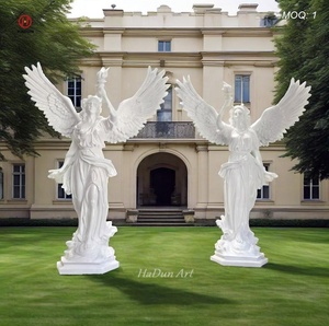 Escultura decorativa <span class=keywords><strong>de</strong></span> Ángel dorado para jardín, famosa estatua <span class=keywords><strong>de</strong></span> Ángel <span class=keywords><strong>de</strong></span> <span class=keywords><strong>la</strong></span> <span class=keywords><strong>diosa</strong></span> <span class=keywords><strong>de</strong></span> <span class=keywords><strong>la</strong></span> luz - Product Image 1