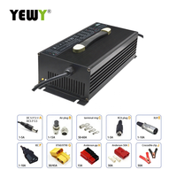 Chargeurs automatiques 30a 25a 12v 24v 36v Lithium 60v 72v Lifepo4 Chargeurs de batterie pour chariot élévateur gerbeur Chargeur de voiture de tourisme
