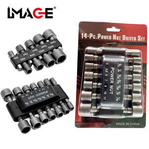 Juego de Destornilladores Eléctricos de 14 Piezas, Métricos e Imperiales, con Vástago Hexagonal de 1/4 de Pulgada, Herramienta Neumática para Reparaciones del Hogar - Product Image 5