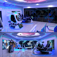 Équipement de jeux vidéo d'intérieur de terrain de jeu d'enfant de parc à thème de l'amusement VR de l'installation 9D VR de l'arcade VR de salle de jeu de Reatily virtuel