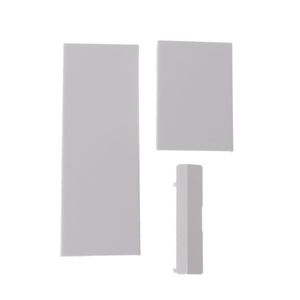 Trắng nhựa <span class=keywords><strong>Wii</strong></span> cửa nắp cho Nintendo <span class=keywords><strong>Wii</strong></span> giao diện điều khiển 3-in-1 thẻ nhớ Vỏ thay thế Trường hợp với cửa Bìa - Product Image 3