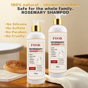 Champú Vegano Orgánico <span class=keywords><strong>Casero</strong></span> para el Control de la Caspa y Equilibrio del Aceite con Romero y Menta, Acondicionador Sin Sulfatos, Cuidado del Cabello - Product Image 5