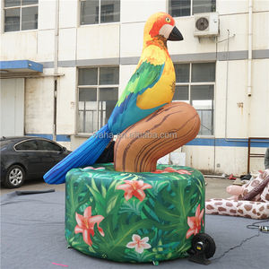 Pájaro Inflable Colgante, Tucán Inflable Colorido con Tira LED para Decoración de Discotecas, Mascota de Loro Inflable LED - Product Image 6