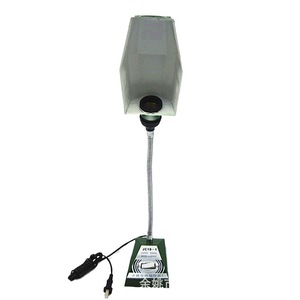 Lampe de table pour machine-outil Jc18 1, support de lampe E27, flexible, portable, ampoule à incandescence, corps en plastique blanc - Product Image 1