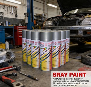 <span class=keywords><strong>Peinture</strong></span> automobile en aérosol ROCKIYA, <span class=keywords><strong>peinture</strong></span> pour <span class=keywords><strong>carrosserie</strong></span> à séchage rapide pour la réparation des rayures et les retouches, finition haute brillance, correspondance exacte des couleurs - Product Image 1