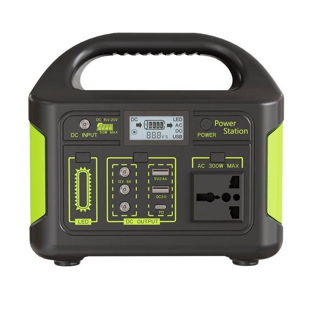 High-Capacity Portable Power Station 300W 500W Power Bank Factory Wholesale Multi-Port USB/AC/DC for Outdoor Home Travel RV