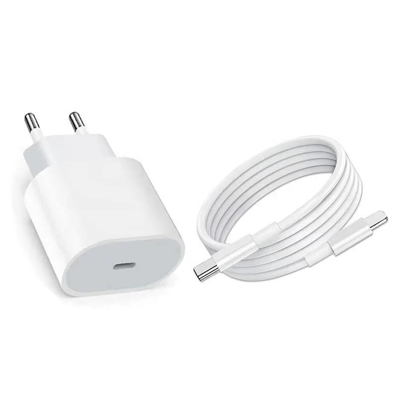 Eu us plug pd 20w usb c fast charger pd 20w wall charger for Original iPhone