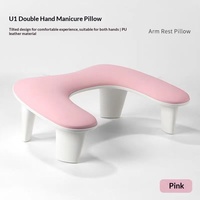 Offre Spéciale – Repose-main en PU souple personnalisé, coussin de bras pour manucure, style russe en U, fournitures de manucure en gros