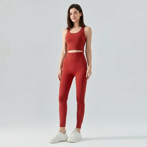 <b>Women</b> High Waist Butt Lifting Seamless Nude Soft <b>Yoga</b> Leggings 4 Way Stretch Slim Fit Workout Pants Gym Pilates Sports <b>Trousers</b> - Product Image 5