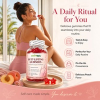 Gummies naturelles à base de plantes pour l'amélioration des courbes, la croissance des fessiers et le lifting des fesses, avec soutien immunitaire pour femmes adultes