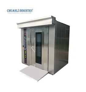 Chinese Electric Gas Diesel Rotary Oven Bread making Machine Oven Gas Oven /16 32 64 trays rotary rack oven /bakery oven prices