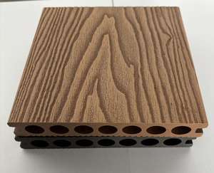 Planche de <span class=keywords><strong>terrasse</strong></span> en composite bois-plastique imperméable à l'eau, à grain de bois en relief 3D, pour patios, terrasses, piscines, jardins - Product Image 1