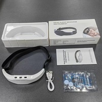 Bandeau de massage crânien SM-518, appareil pulsé pour le cerveau, soulagement de l'insomnie, aide au sommeil, dispositif favorisant le sommeil