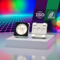 LED SMD RGB 5050 adressable haute luminosité avec circuit intégré pour éclairage de scène, fabricant OEM ODM