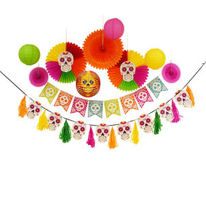 EAST TERN Décoration de fête en papier durable en forme de tournesol pour le <span class=keywords><strong>Jour</strong></span> des Morts, Diwali et Thanksgiving - Product Image 4
