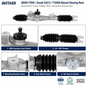 Crémaillère de direction mécanique Avitaer RHD 48500-77500 pour Suzuki <span class=keywords><strong>Futura</strong></span> Carry Every APV T120SS SL413 2005-2023 - Product Image 2