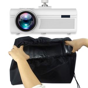 Oxford Cloth <b>Projector</b> Dust Cover Water-Resistant Durable Single Tier Foldable with Drawstring for Living <b>Room</b> Outdoor Use Black - Product Image 1