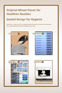 Macchina Automatica per Noodle <span class=keywords><strong>in</strong></span> Acciaio Inox Commerciale. Adatta per Preparare Noodle Fritti, Ramen, Lo Mein e <span class=keywords><strong>Pasta</strong></span> nelle Fabbriche di Cereali. - Product Image 2