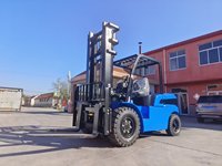 Chariot élévateur diesel 5 tonnes avec livraison gratuite, modèle CPCD50, moteur XINCHAN, transpalette hydraulique pour entrepôt