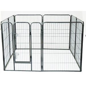 Usine en gros Heavy Duty parc moyen <span class=keywords><strong>chien</strong></span> en métal clôture Durable chenil <span class=keywords><strong>pour</strong></span> animaux de compagnie Portable enceinte <span class=keywords><strong>pour</strong></span> petits animaux - Product Image 1