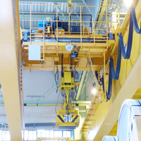 Grúa electromagnética tipo QC Grúa puente eléctrica de doble viga