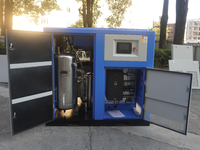 Compresseur d'air portable sans huile à vis miniature industriel dentaire personnalisé 22KW 30HP 37KW 50HP