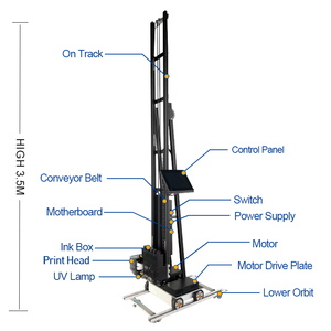 TH-UP600P Pro Max 3D UV dọc tường máy in phun DX10 đầu in 5 màu trong nhà và ngoài trời máy in tường - Product Image 2