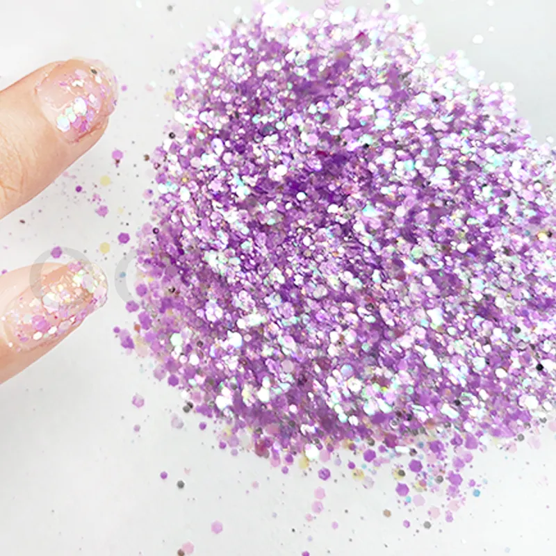 Color glitter flake used for decoration print fitment nail beauty ceramic artwork clothes