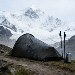 Tente de bivouac ultralégère de qualité supérieure, imperméable, pour une personne, abri pour la randonnée en solo et les aventures de camping sauvage - Product Image 2