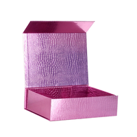 Boîte en carton rigide personnalisée de forme rectangulaire avec impression de logo UV pour l'emballage et le stockage de cosmétiques, boîte cadeau haut de gamme
