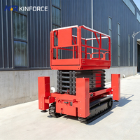 Plateforme élévatrice aérienne 4m 6m 8m 10m 12m 14m, plateforme de travail aérienne, élévateur à ciseaux mobile électrique