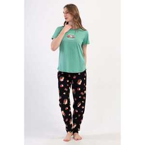 ชุดนอนผู้หญิงไซส์ XXL คอกลม แขนสั้น ผ้าโมดอล ระบายอากาศดี ทรงโอวัล พร้อมโลโก้สั่งทำพิเศษ และเอวยางยืด ไซส์ XS - Product Image 2