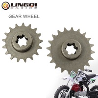 Pignon moteur LING QI en acier 11T/13T/14T/17T/20T pignon moteur T8F 32mm-55mm pour Trail Quad ATVs 4 Wheeler