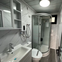 Maisons conteneurs de luxe à double aile extensible de 20 et 40 pieds, de qualité fiable, mobiles, écologiques, personnalisables, avec système solaire, pour hôtels et salons