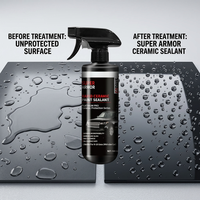 Recubrimiento de Pintura Nano Cerámico Profesional, Spray Sellador Super Hidrofóbico para Autos - Recubrimiento de Alto Brillo Repelente al Agua y Autolimpiante
