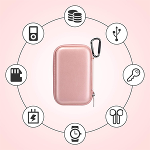 Étui de protection rigide en EVA personnalisé, plusieurs couleurs au choix, sac de rangement antichoc pour accessoires MP3 - Product Image 3
