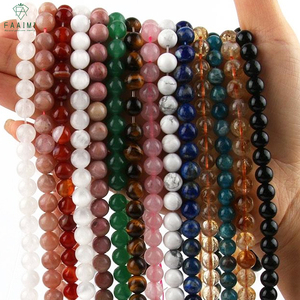 Vente en gros <span class=keywords><strong>de</strong></span> perles en <span class=keywords><strong>pierre</strong></span> naturelle <span class=keywords><strong>de</strong></span> 6 à 12 mm, quartz rose, améthyste, lapis-lazuli, agate, cristal, perles en vrac pour bracelet, pierres précieuses, bijoux DIY - Product Image 1