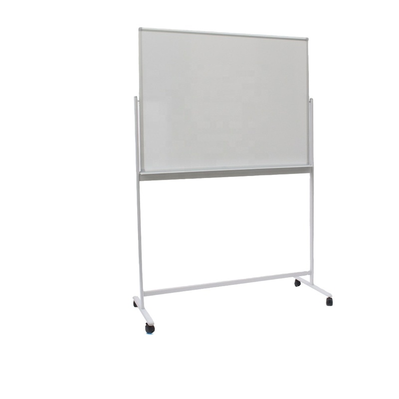 Mobile Pivoting Double Sided Whiteboard for