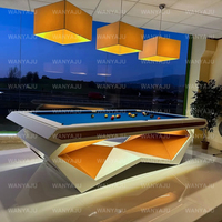 Heißer Verkauf: Elegantes Design, anpassbarer 7ft 8ft 9ft moderner Luxus-Billardtisch