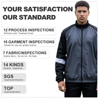 Veste d'extérieur veste coupe-vent imperméable à capuche pour hommes design réfléchissant veste de randonnée pour les coureurs de trail