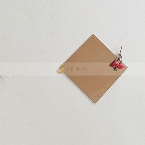 EX042 SS PVD <b>Mirror</b> Gold Color Coated Golden Coating Decorative Stainless Steel <b>Sheet</b> 201 430 304 316 Stainless Steel <b>Sheet</b> - Product Image 5