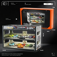 Kit de garage de stationnement LED à six places sur deux niveaux pour café, échelle 1:24, pour programmes OEM/ODM de marques privées